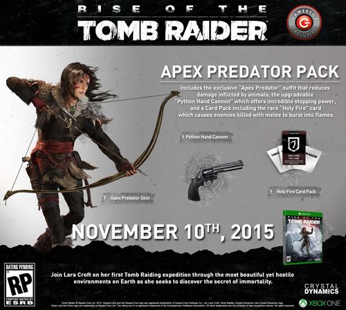 Rise of the Tomb Raider - incentivi al pre-ordine