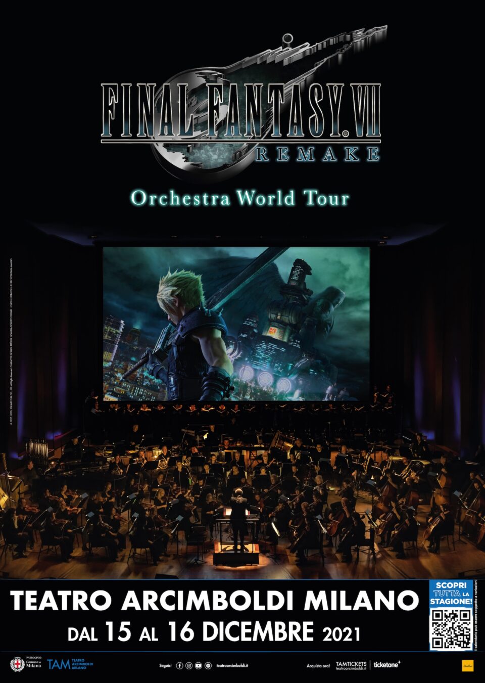 Concerto di Final Fantasy VII Remake - Date italiane - Teatro degli Arcimboldi, Milano