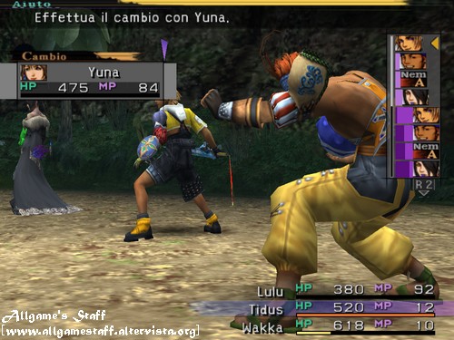 Sistema di battaglia di Final Fantasy X