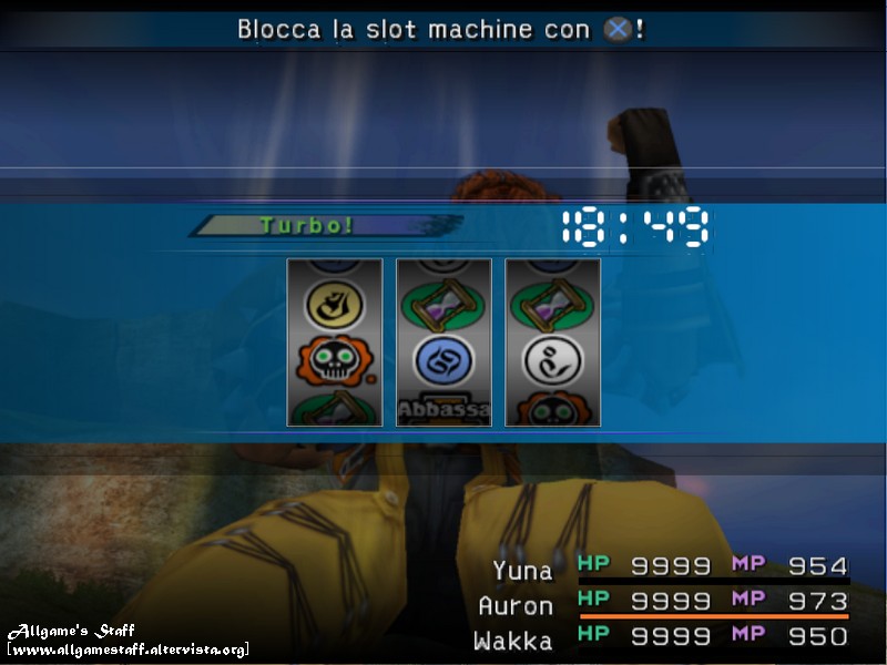 Turbotecniche e Turbo - Final Fantasy X Slot