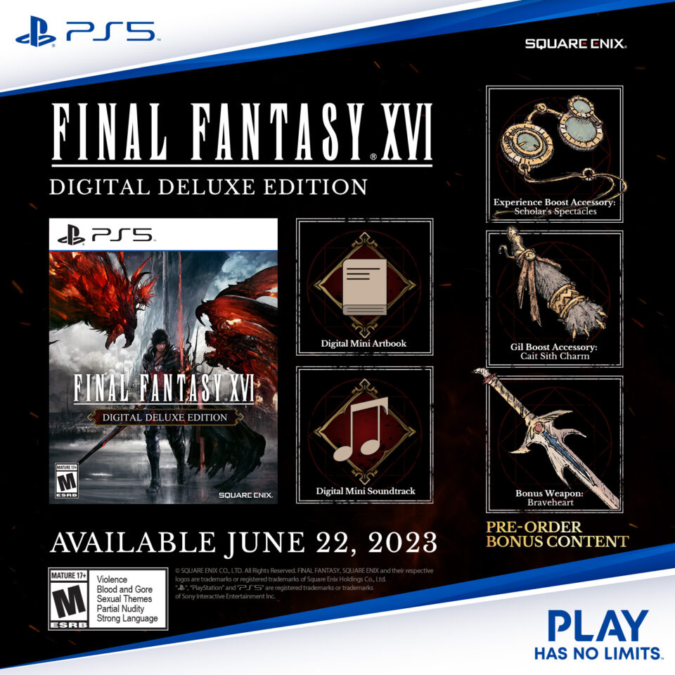 Final Fantasy XVI - Digital Deluxe Edition