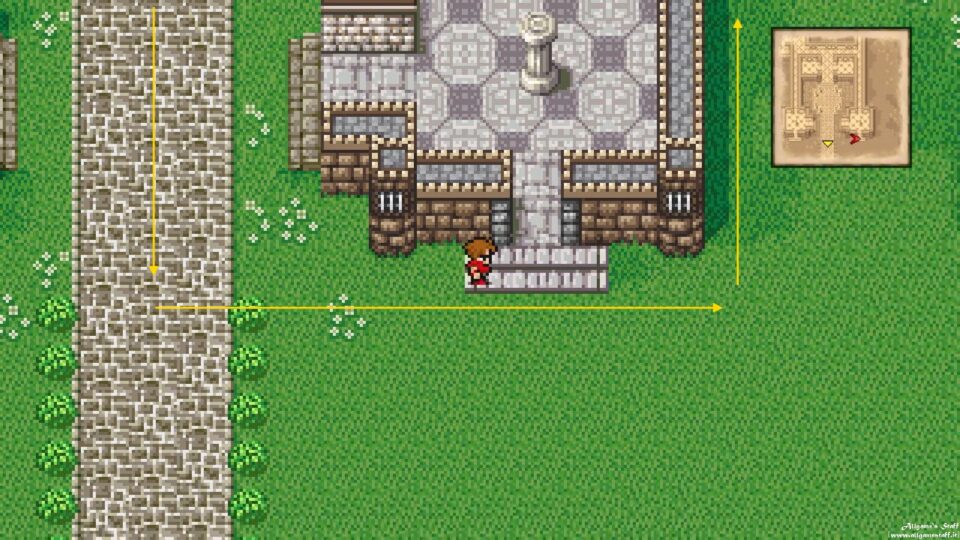 Parte 3 (Melmond) di Final Fantasy I: Pixel Remaster (Castello degli elfi)