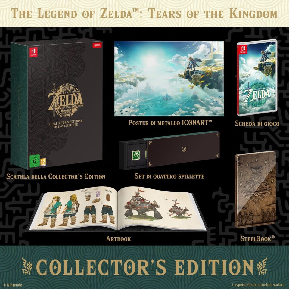 Collector's Edition di Zelda: Tears of the Kingdom