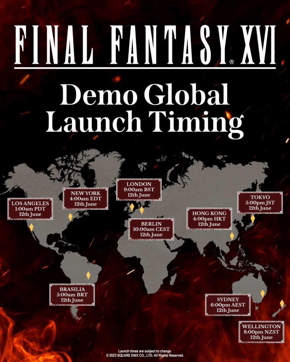 Final Fantasy 16 - Data e orari della demo