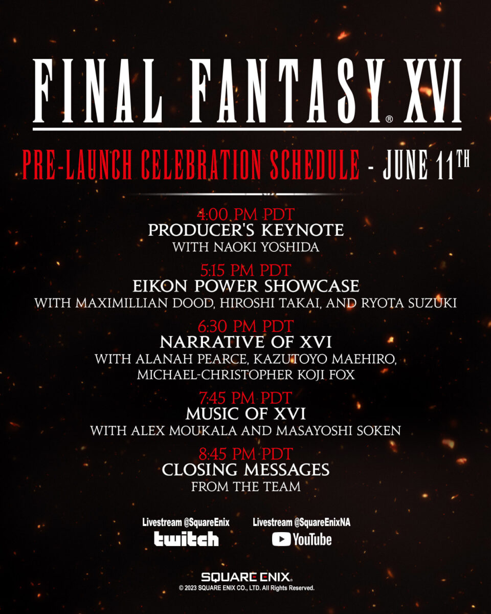 Final Fantasy 16 - Scaletta evento
