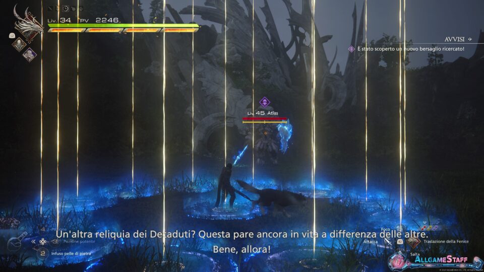 Soluzione completa Final Fantasy XVI - Caccia: Atlas (Distruttore di mondi)