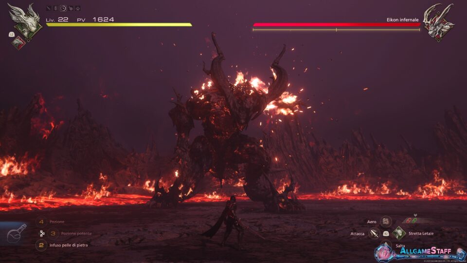 Soluzione completa Final Fantasy XVI - Boss: Eikon Infernale