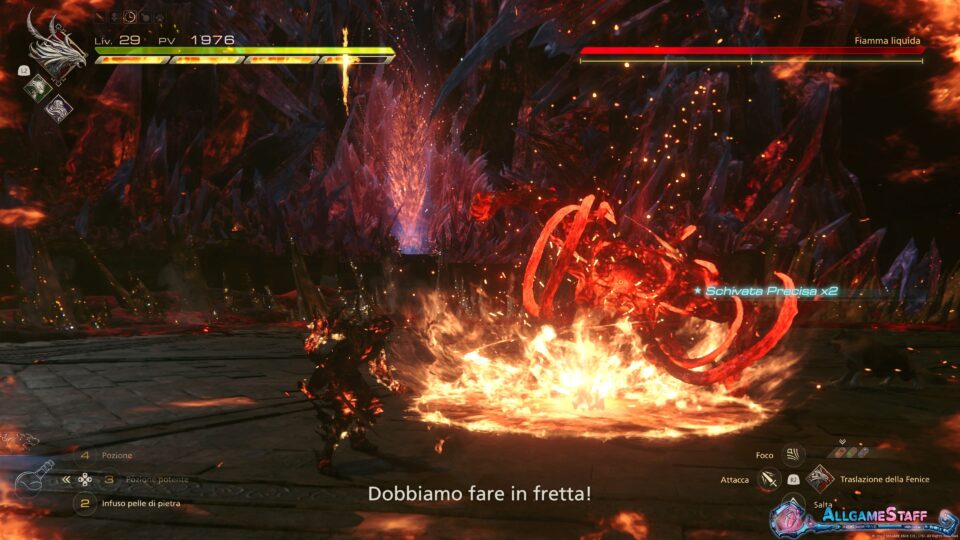 Soluzione completa Final Fantasy XVI - Boss: Fiamma liquida