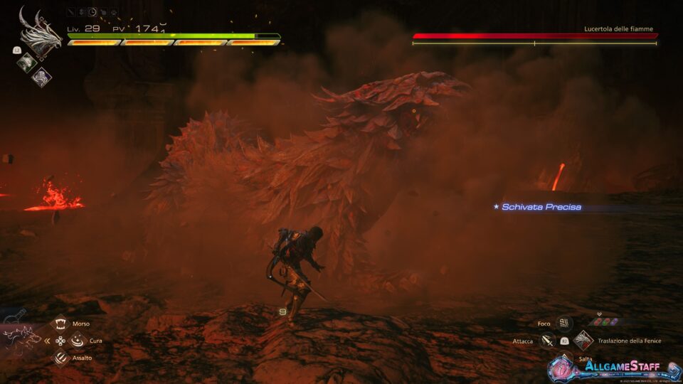 Soluzione completa Final Fantasy XVI - Boss: Lucertola delle fiamme