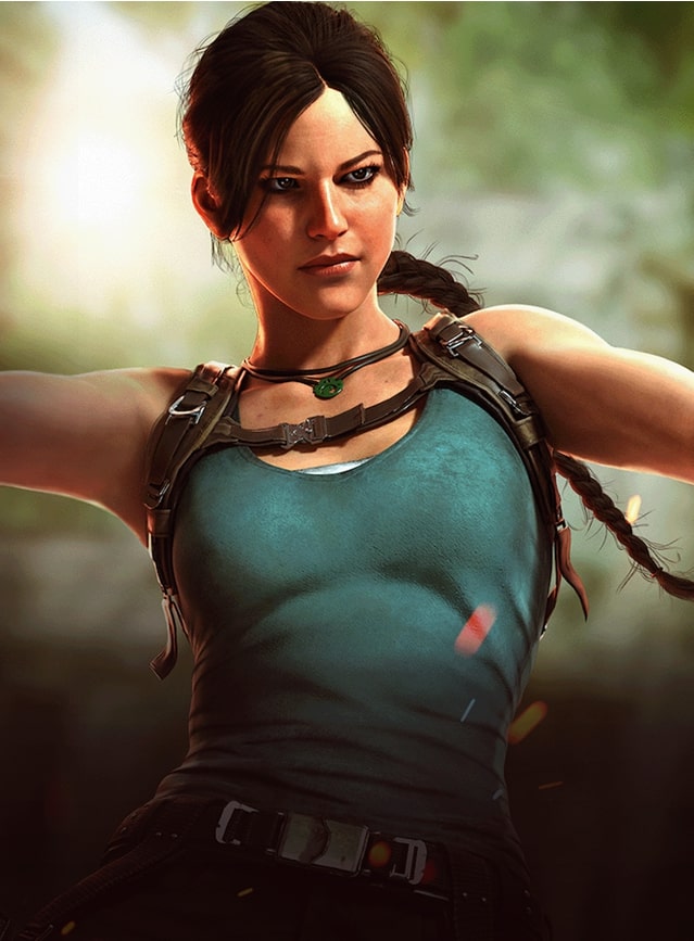 Lara Croft in Call of Duty Warzone 2