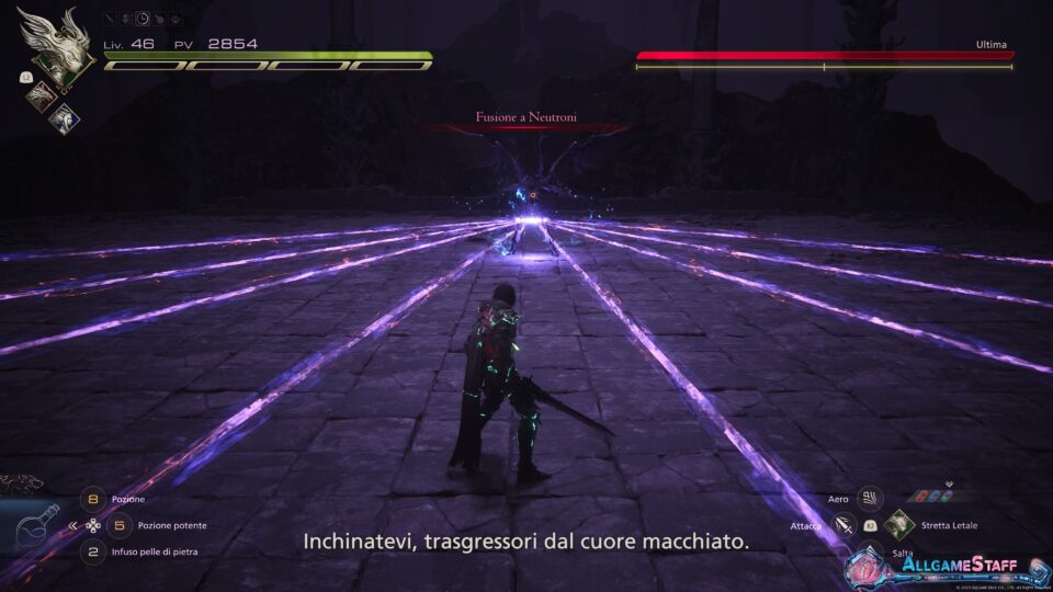 Soluzione completa Final Fantasy XVI - Boss: Ultima (scontro nella Breccia interdimensionale)