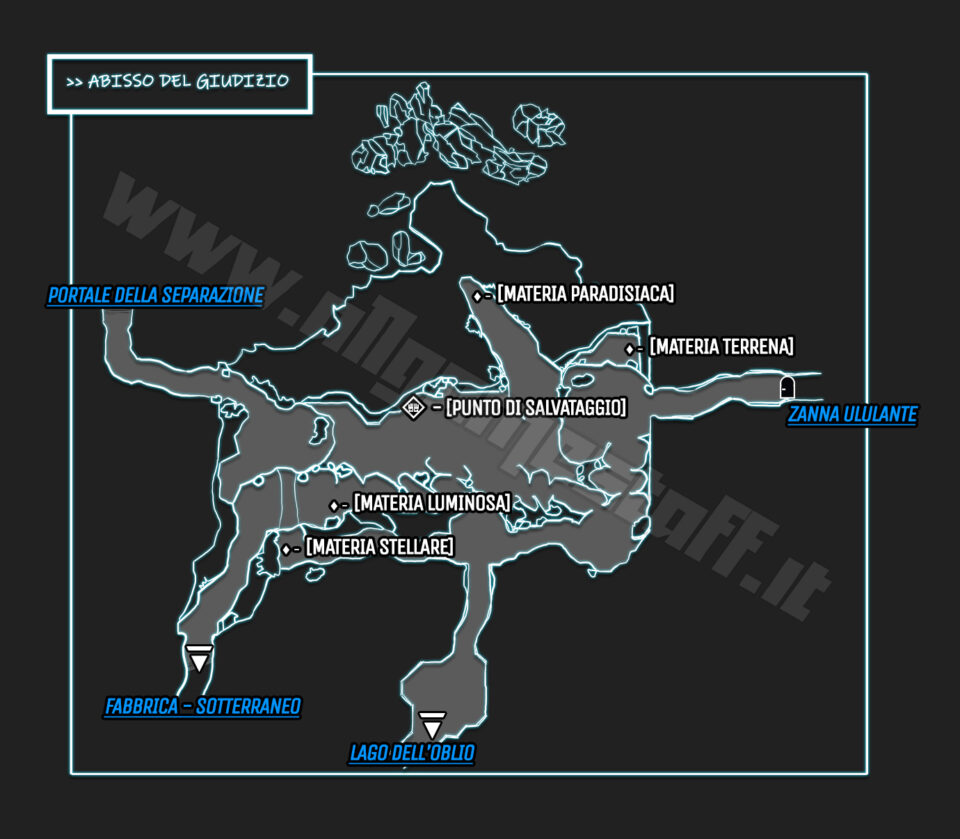 Mappa dell'Abisso del Giudizio - CCFFVIIR