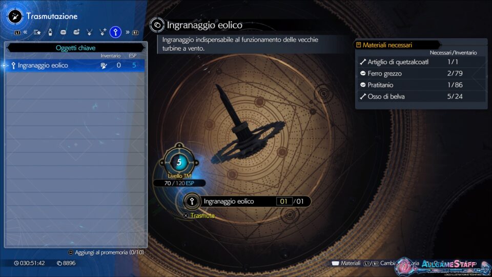 Final Fantasy VII Rebirth - Trasmutazione