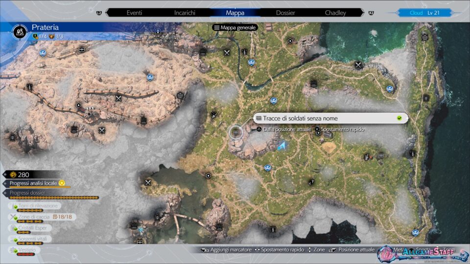 Final Fantasy VII Rebirth - Punti di interesse