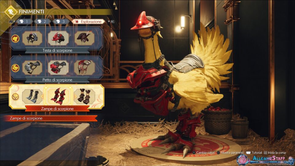 Final Fantasy VII Rebirth - Finimenti chocobo