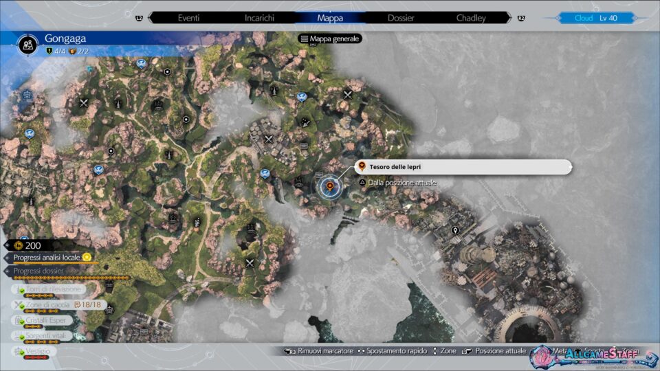 Tesori delle lepri di Gongaga in Final Fantasy VII Rebirth
