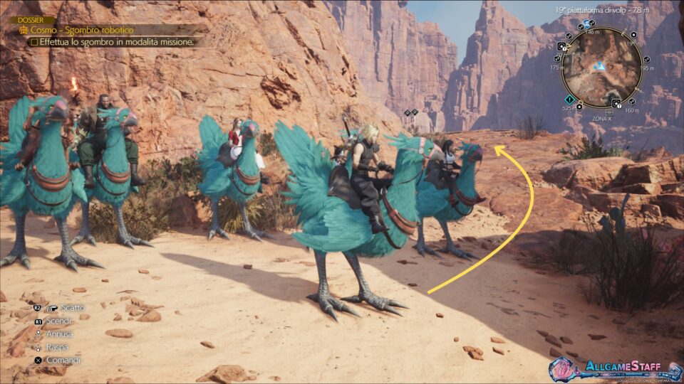 Ritrovamenti col chocobo in Final Fantasy VII Rebirth