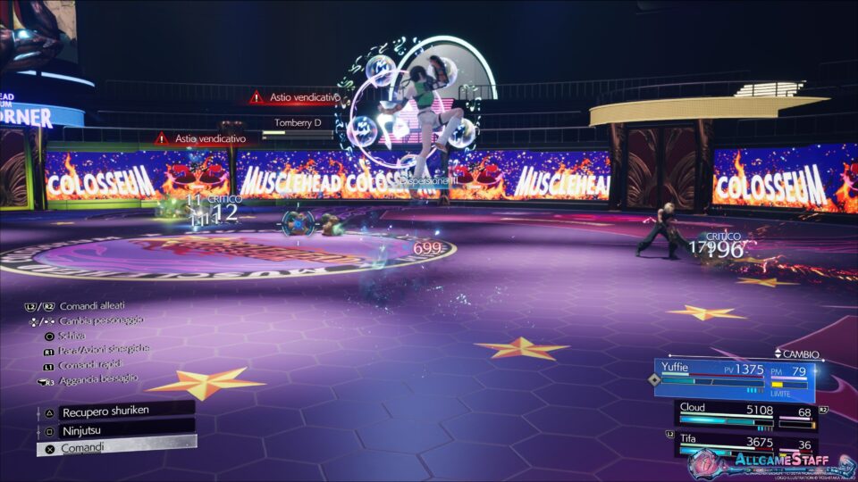 Final Fantasy VII Rebirth – Arena del Gold Saucer