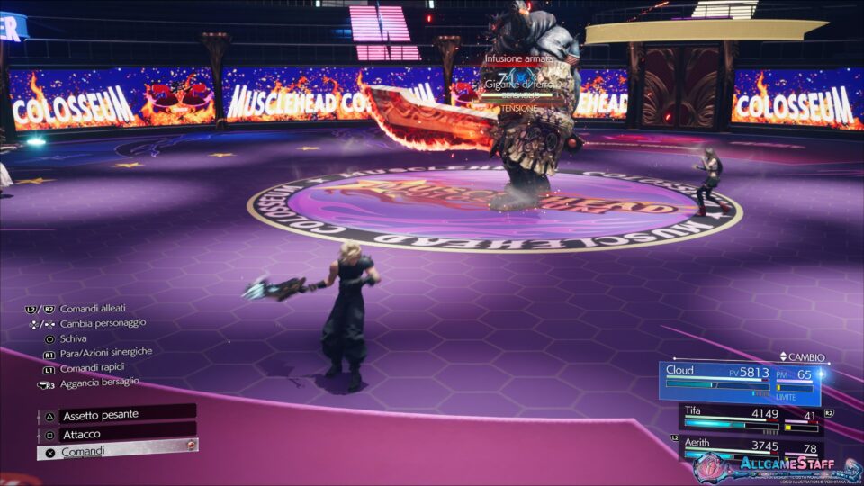 Final Fantasy VII Rebirth – Arena del Gold Saucer
