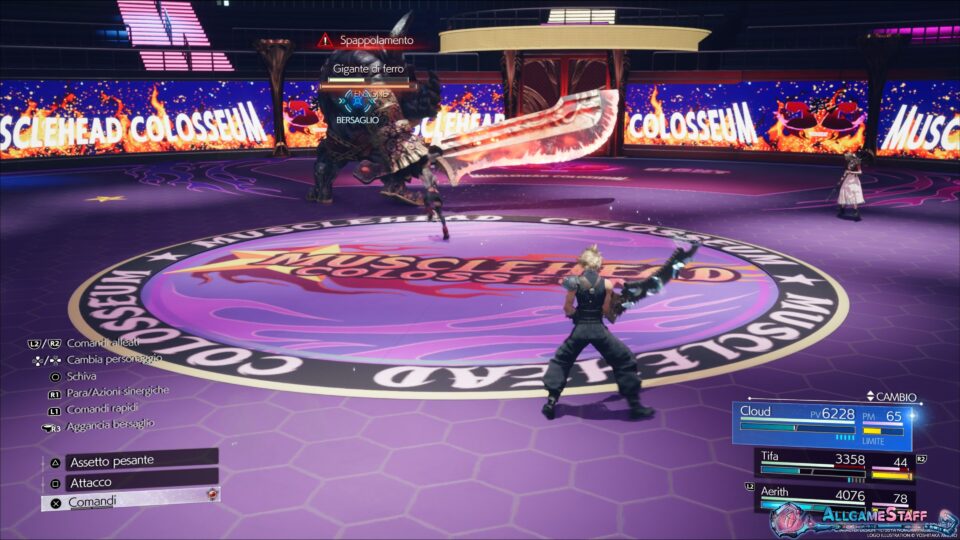 Final Fantasy VII Rebirth – Arena del Gold Saucer