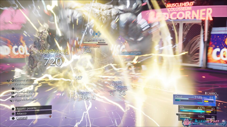 Final Fantasy VII Rebirth – Arena del Gold Saucer
