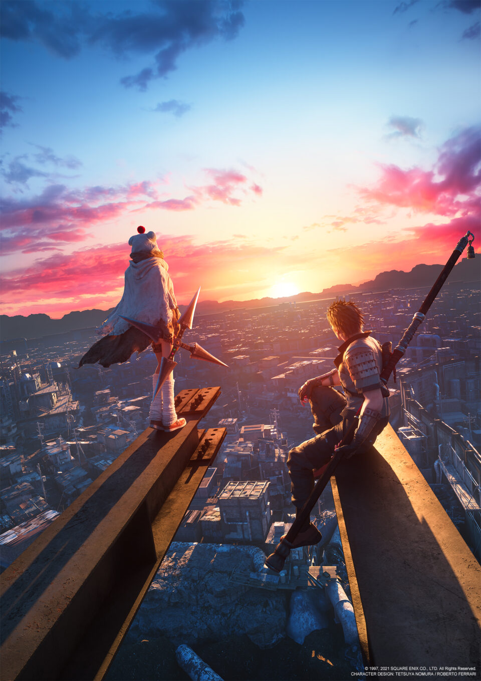 Artwork e Sfondi di FF7R