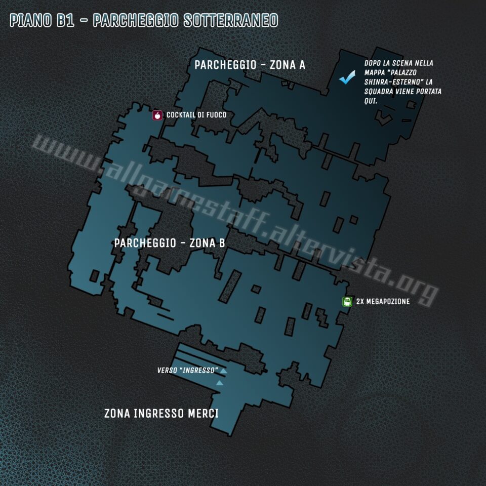 Final Fantasy VII Remake – Mappe