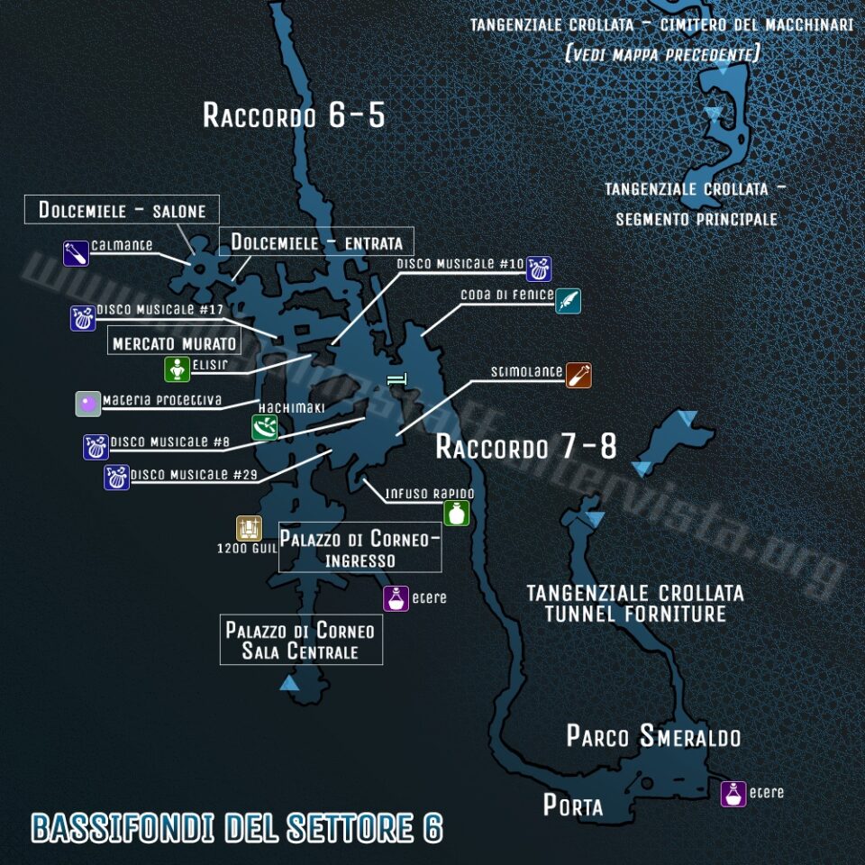 Final Fantasy VII Remake - Mappe