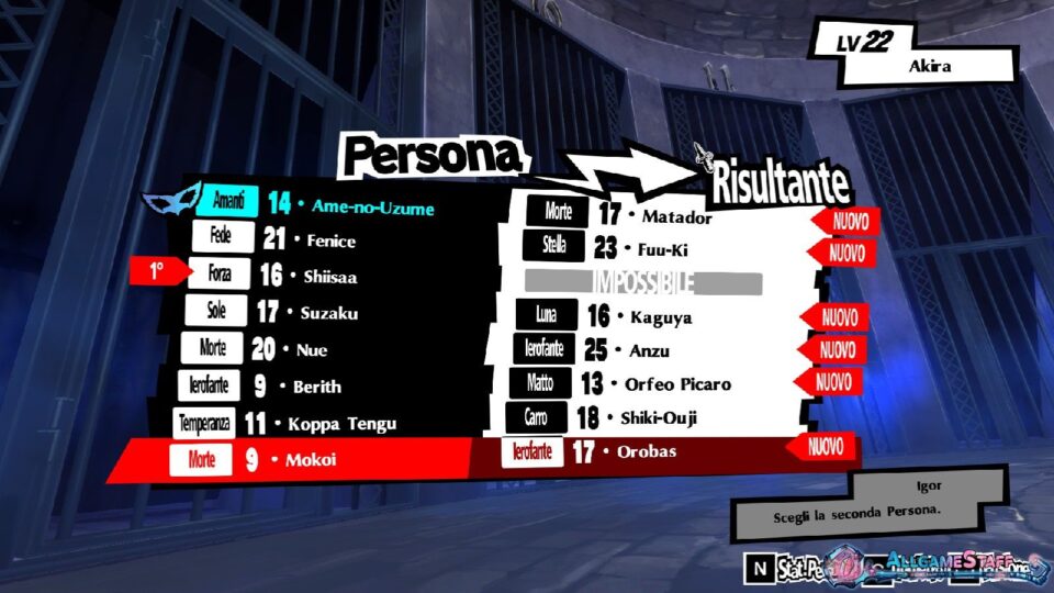 Persona 5 Royal - Guida al Rango Confidente delle Gemelle custodi (Forza)