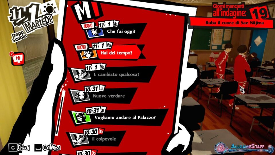 Settimana 29 di Persona 5 Royal
