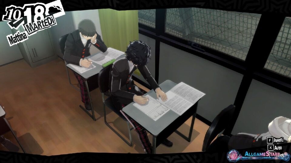 Interrogazioni ed esami di Persona 5 Royal