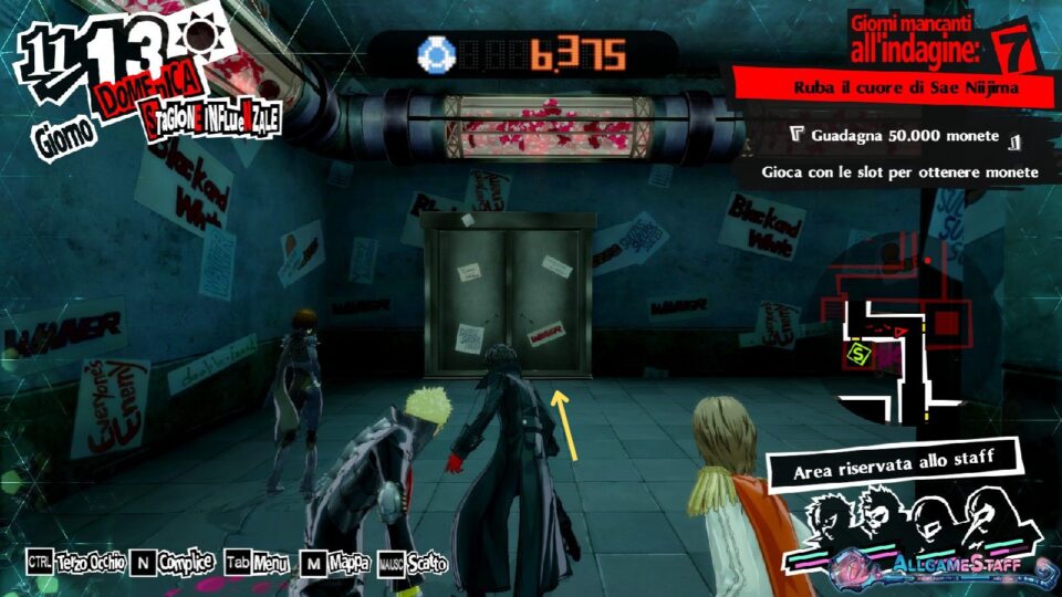 P5R - Palazzo di Niijima Sae