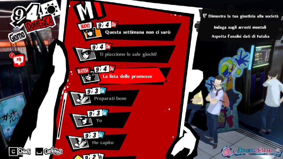 Settimana 21 di Persona 5 Royal
