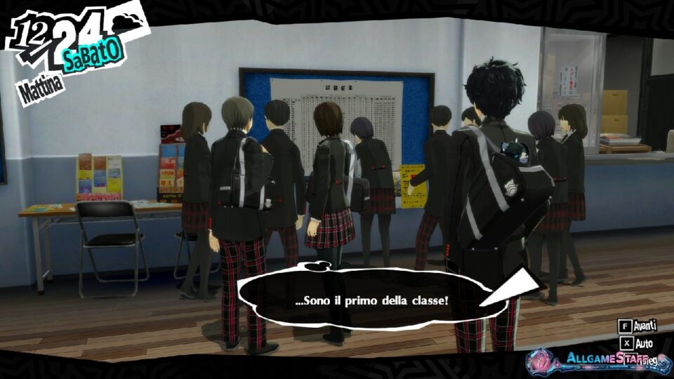 Interrogazioni ed esami di Persona 5 Royal